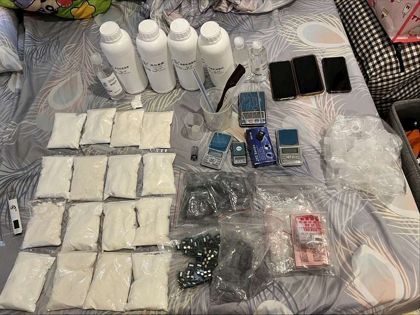 陽明院區假幣商搶奪第三波跨縣市掃蕩　再破800萬毒品分裝場