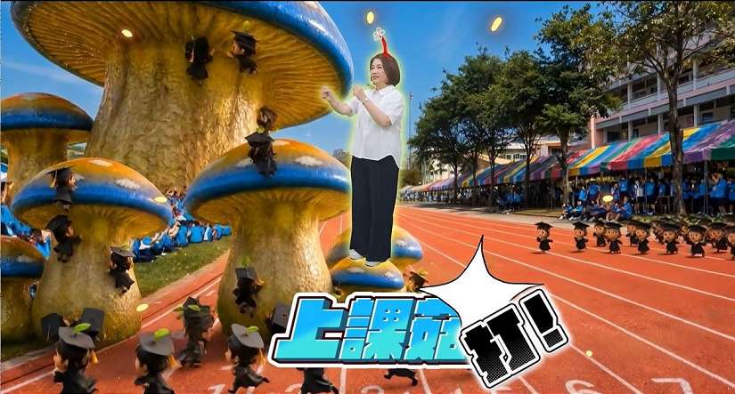 屏東縣長周春米化身「皮克米」送祝福! 勉勵畢業生勇敢啟程 展開人生新冒險