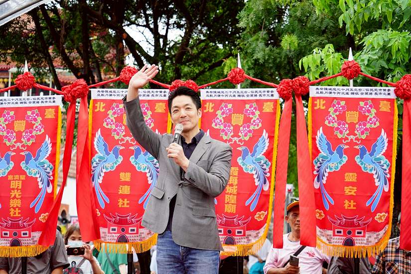 出席台北迎城隍活動　蔣萬安：與地方攜手發揚百年民俗文化資產