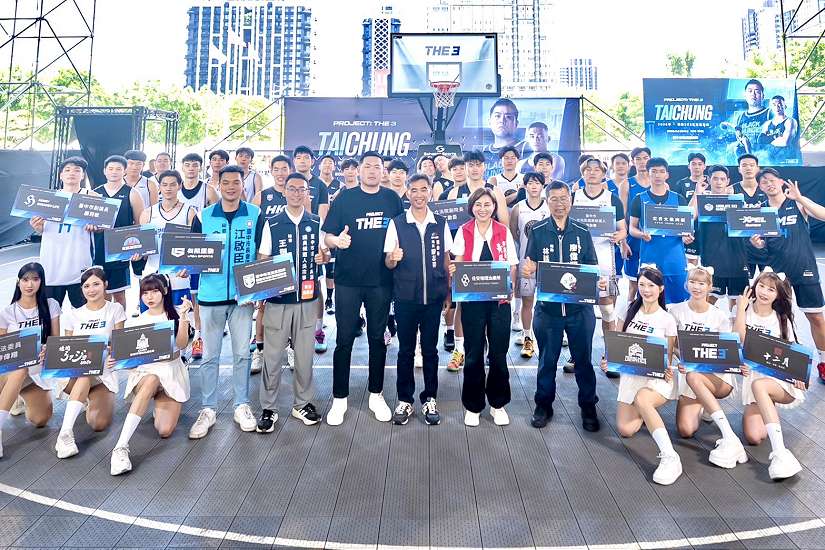 港日台3x3高手齊聚台中熱血開戰！THE 3國際籃球邀請賽登場 玖壹壹、Passion Sisters助陣嗨翻全場